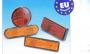 Catarifrangente rosso ovale 100x26mm