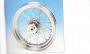 Ruota assemblata da 2.50x19 con raggi inox e flange con fori da 5/16 per Harley dal 1973 al 1983