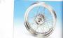 Ruota assemblata cromata da 2.50x19 con raggi in acciaio inox per Harley Big Twin dal 1936 al 1966