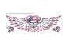 Dealco Winged V-Twin Skull 2.60x8.45