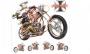 Decalco Chopper Ax Clown 11.30x8.22