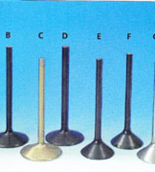 Valvola aspirazione Tensilite Titanium D. testa 2.125, D.gambo 3107, profilo 23° lung 4.780. FIGURA C