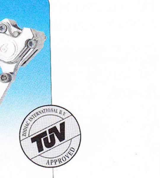 Pinza posteriore nera senza staffa a 6 pistoni per Harley teali Big Twin 4 marce 1976-1984 con disco da 10 e da 11 1/2