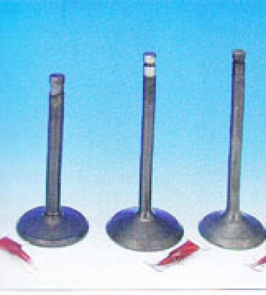 Valvola aspirazione/scarico in melonite nera per HarelymBig Twin Flathead 74 e 80 1937-1948