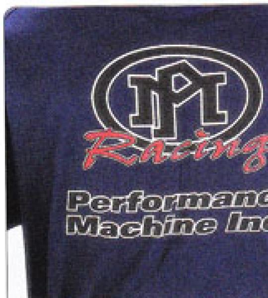 Maglietta PM Race blu in puro cotone 100% taglia XXL