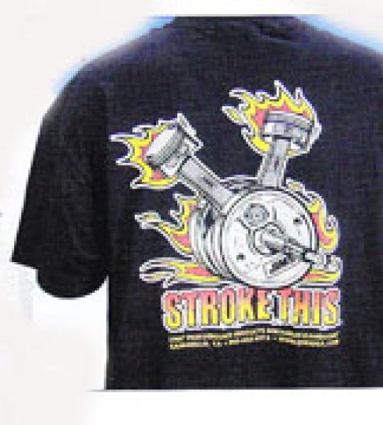 Maglietta Jims "Stroke This" colore nero taglia L