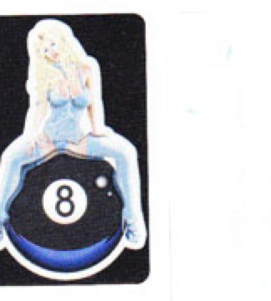 Mini Decalco 8 Ball Babe