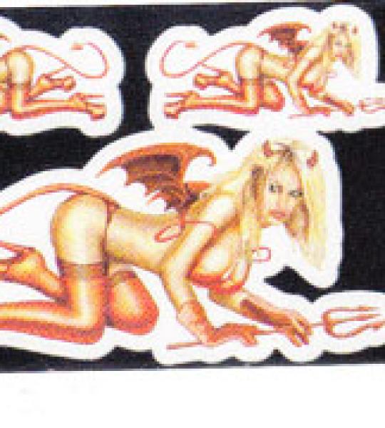 Mini Decalco Devil Babe Crawl