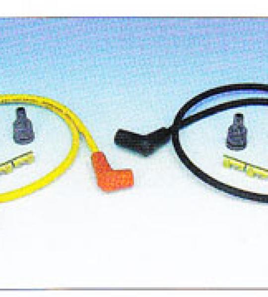 Kit cavi candela neri nucleo di rame per Harley FL/FX/XL da 1979