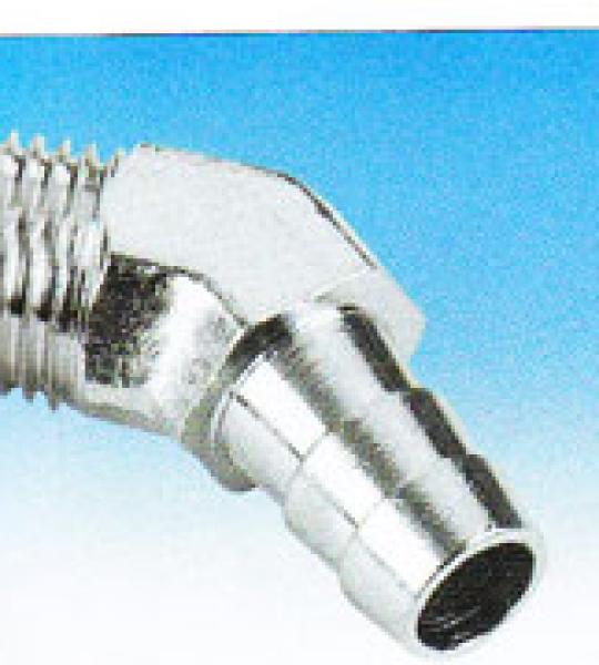 Raccordo a 45° per connettere il tubo di sfiato al carter motore per Harley Big Twin dal 1966 al 1993