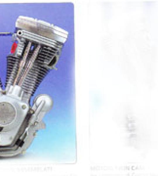 Motore Evolution Big Twin assemblato nero/cromato