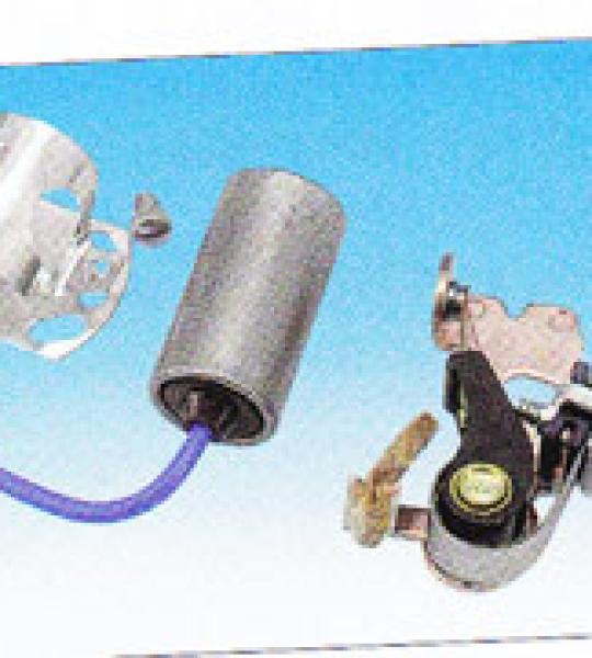 Set Puntine e condensatore Blue Streak per Harley Davidson Big Twin dal 1970 al primo 1978, Sportster dal 1971 al primo 1978
