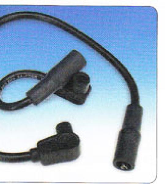 Kit cavi candela custom nero per Harley Davidson FLH e FLT a iniezione dal 1999 al 2008 e Sportster dal 2004 al 2006 escluso XL1200S