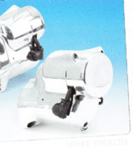 Motorino d'avviamento Spyke Stealth lucidato per Harley Davidson Big Twin Evolution dal 1989 al 1993