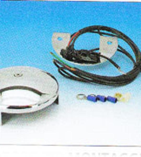 Regolatore elettronico per montaggio su generatore 12V per Harley Big Twin 1965-1969 e Sportster 1965-1982