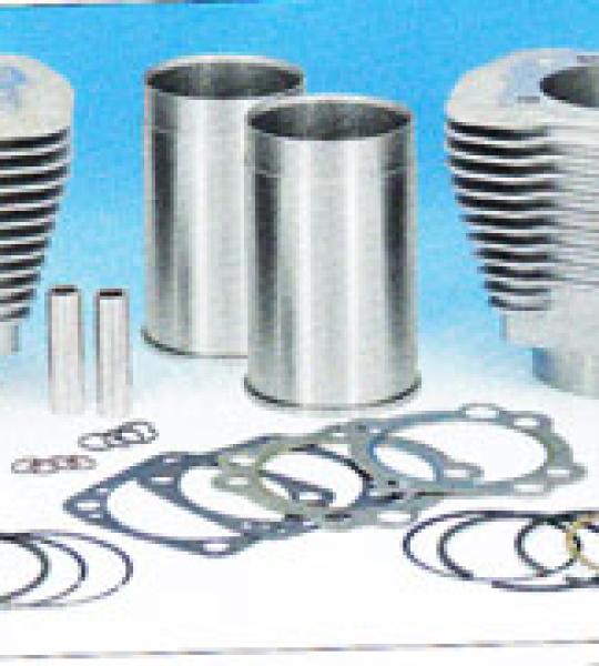 S&S 3-5/8 Big Bore power packages per corsa serie con cilindri verniciati neri a polvere per Harley Big Twin Evolution
