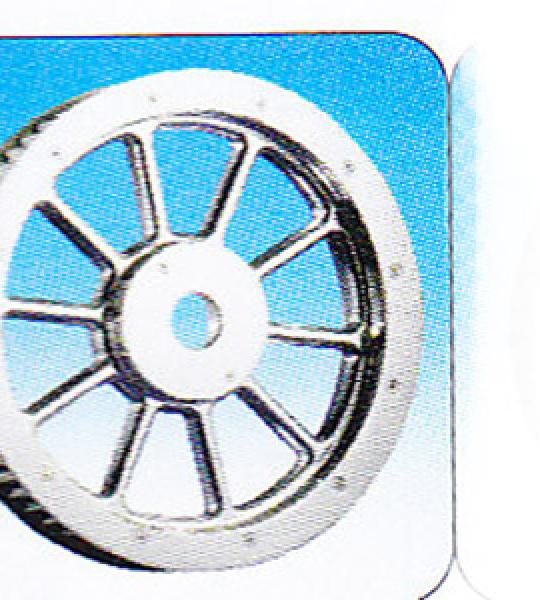 Puleggia in alluminio modello STEVE 66 denti per Harley FXD Dyna e Softail dal 2007 ad oggi escluso quelli con gomma da 200